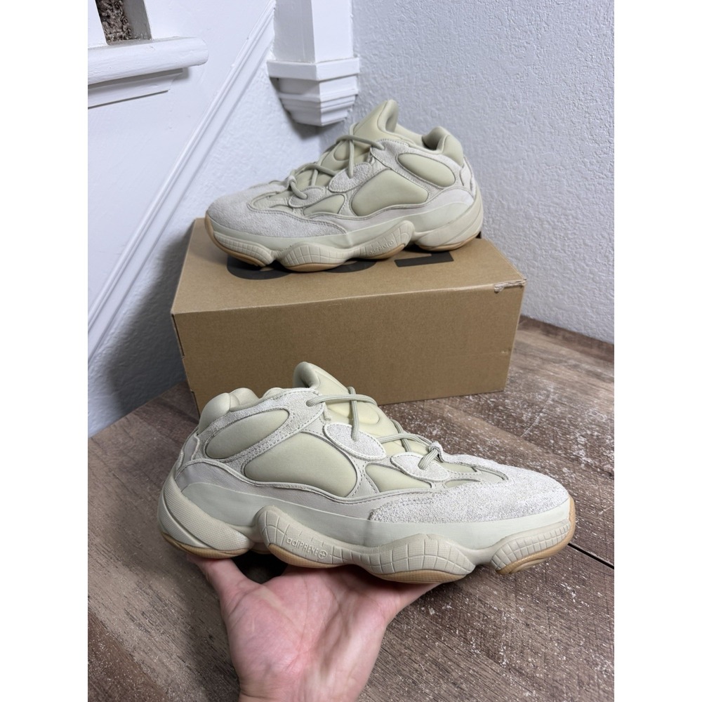 adidas Yeezy 500 Stone Men's Low Top Size 10.5 Sneakers Beige FW4839 2019